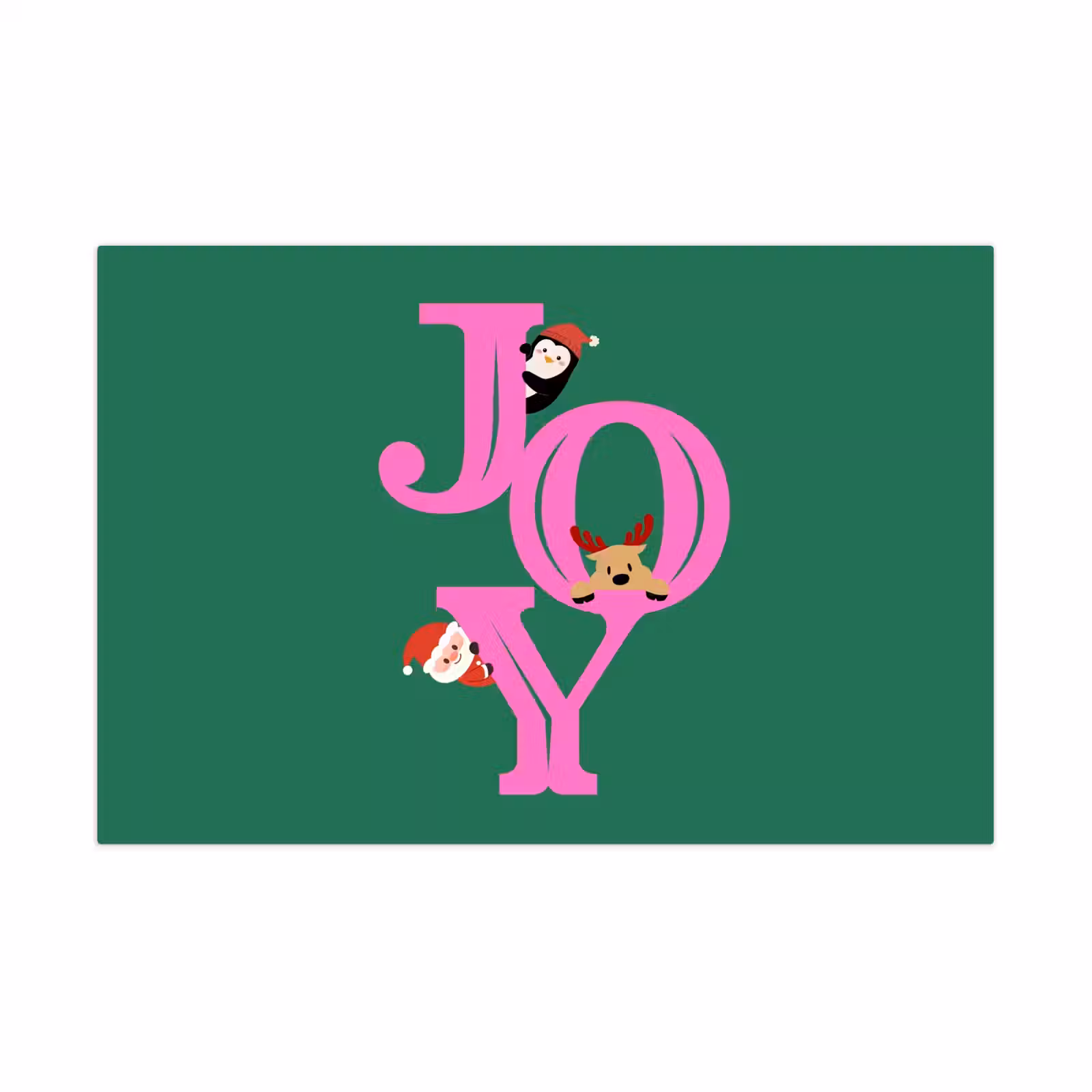 Speelkleed - Joy - Kerst - Animatie - Roze - Groen — 1