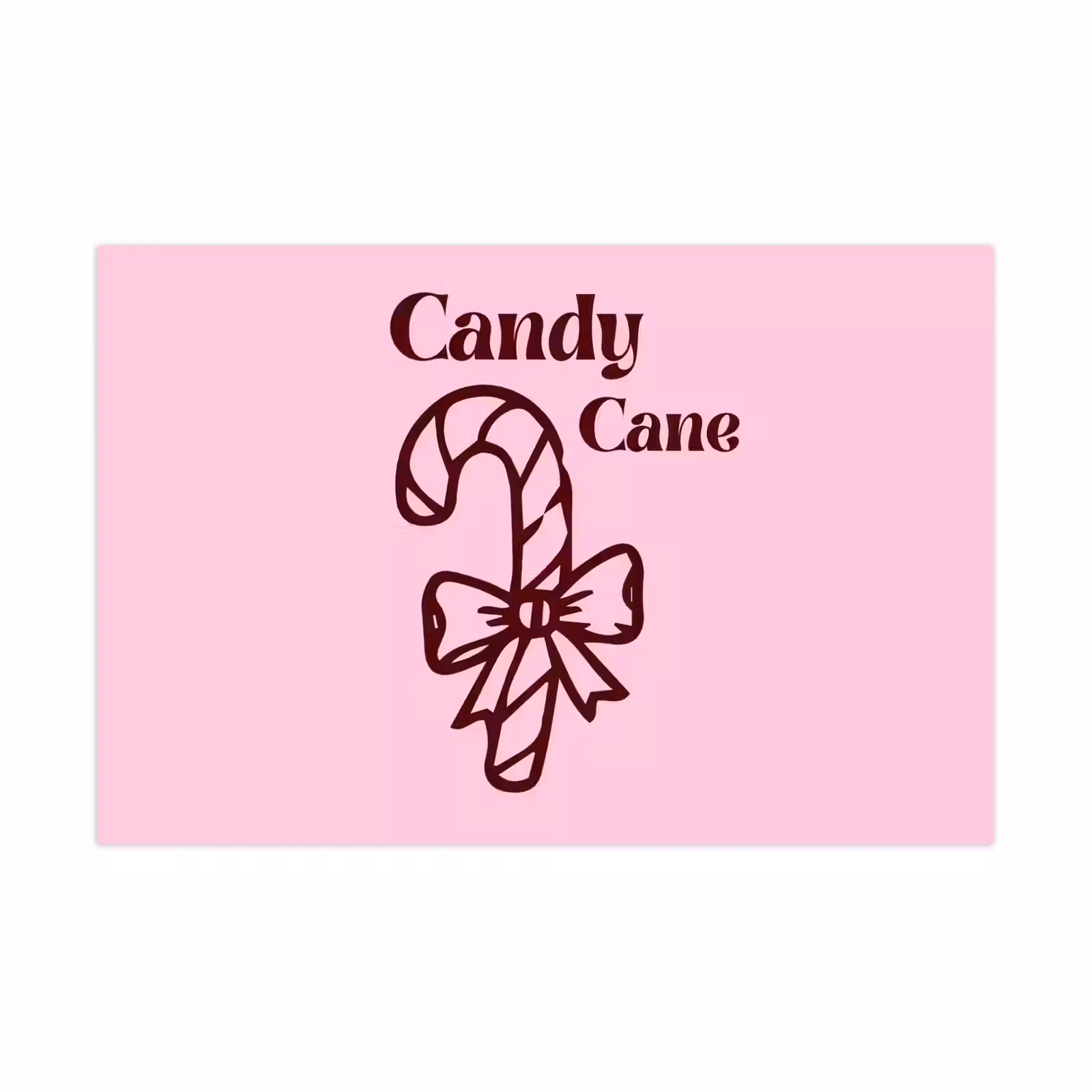 Speelkleed - Kerst - Snoep - Tekst - Bruin - Roze — 1