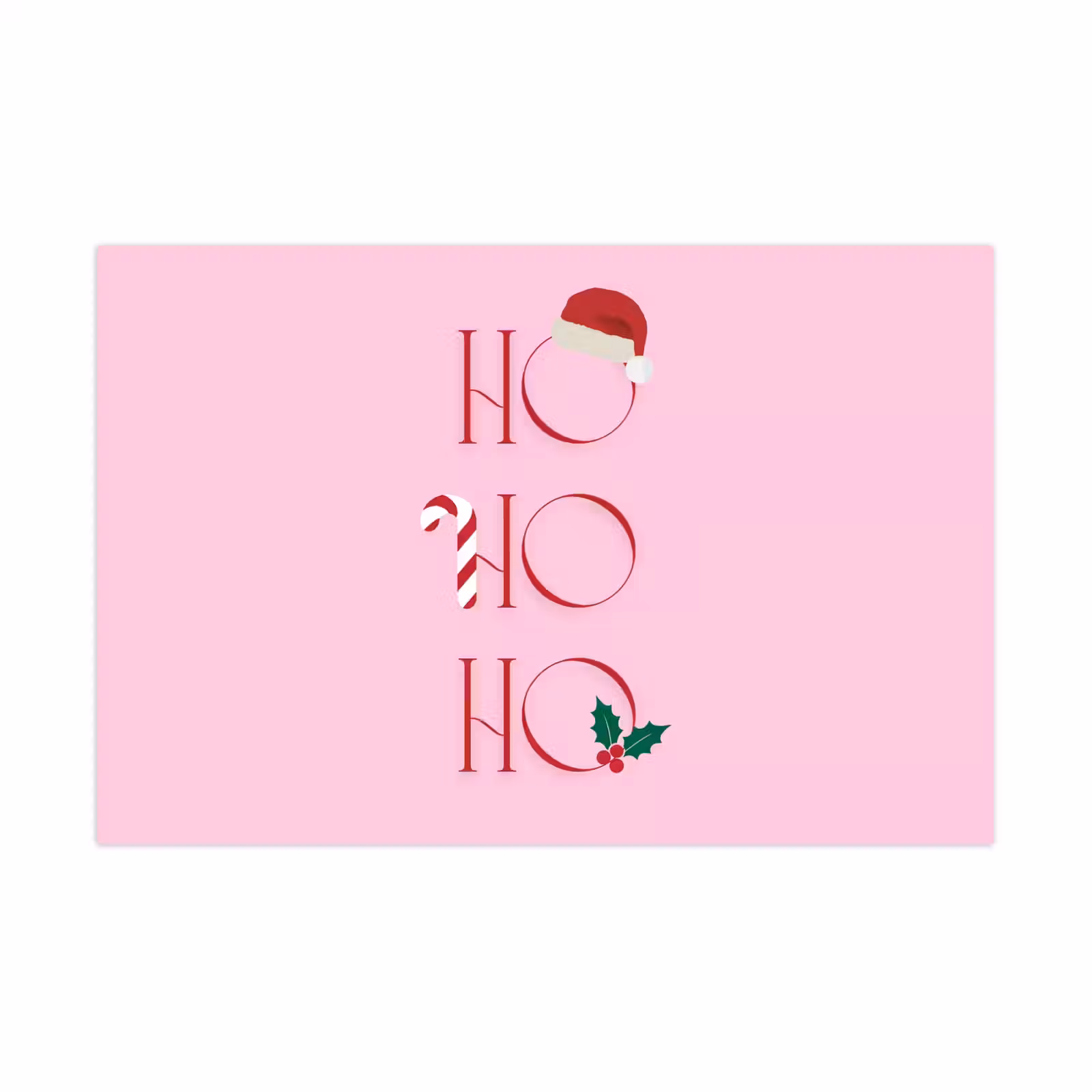 Speelkleed - Kerst - Tekst - Roze - Illustratie — 1