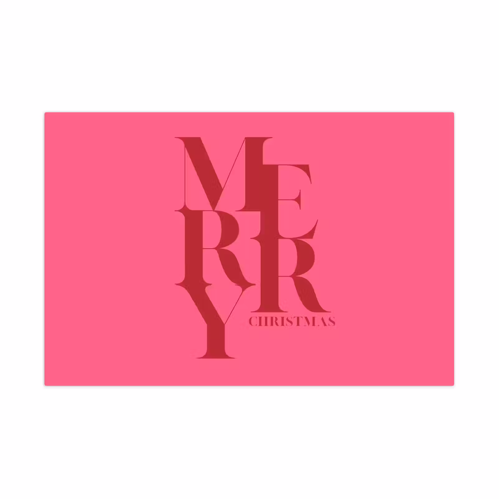 Speelkleed - Merry - Tekst - Kerst - Roze — 1
