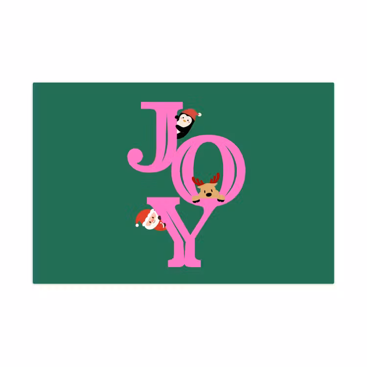 Speelkleed - Joy - Kerst - Animatie - Roze - Groen — 1