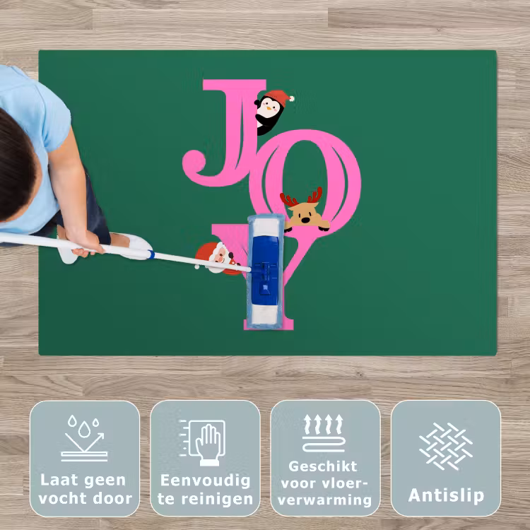 Speelkleed - Joy - Kerst - Animatie - Roze - Groen — 4