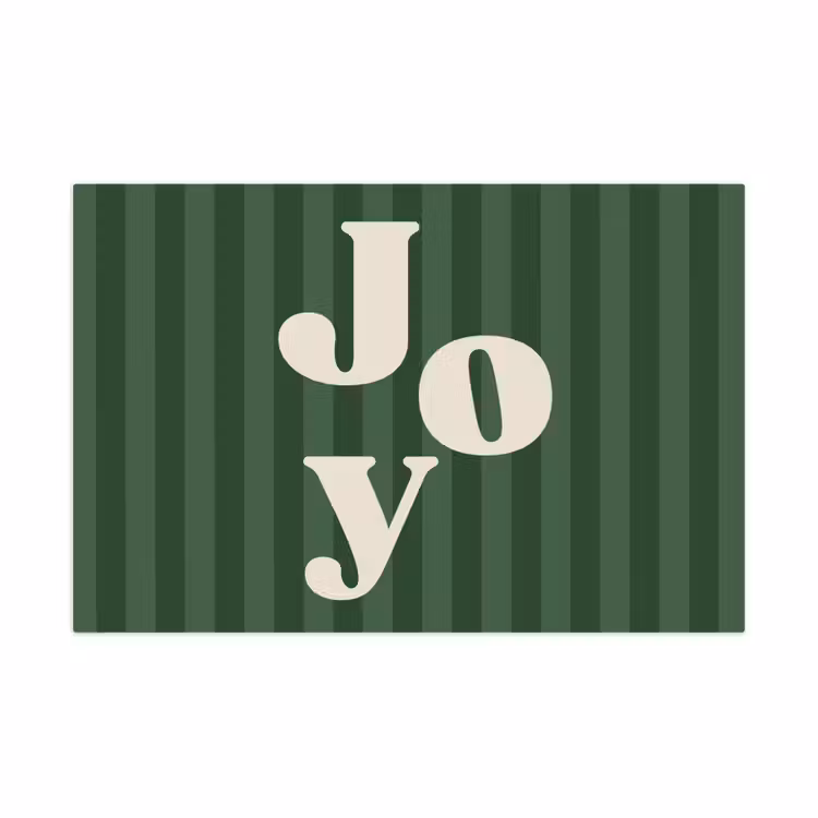 Speelkleed - Joy - Kerst - Tekst - Groen — 1