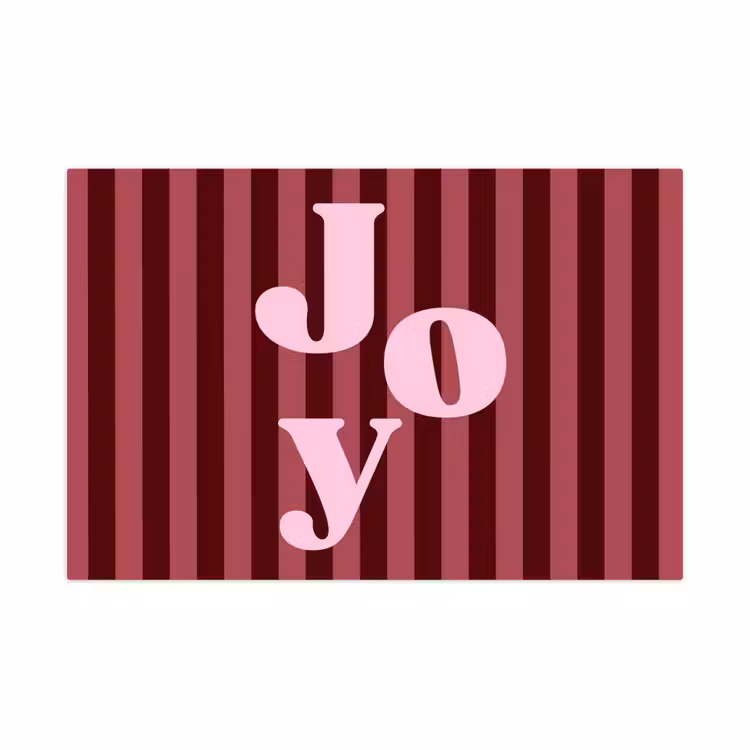 Speelkleed - Joy - Kerst - Tekst - Roze — 1