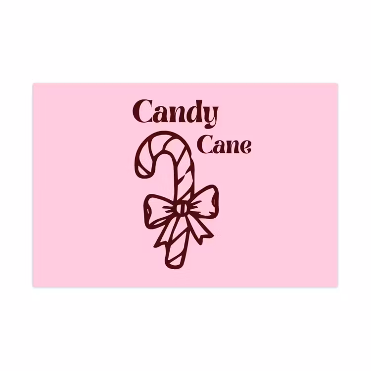Speelkleed - Kerst - Snoep - Tekst - Bruin - Roze — 1