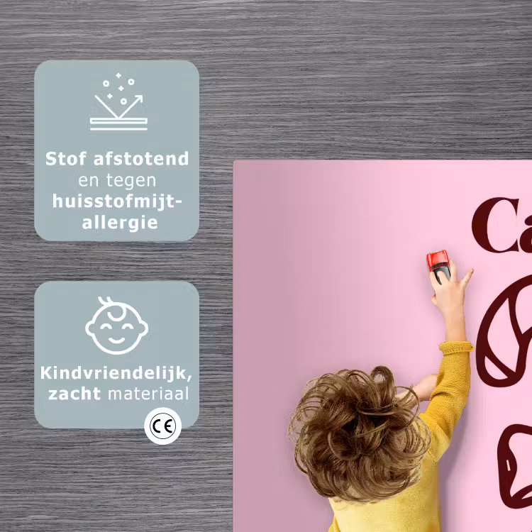 Speelkleed - Kerst - Snoep - Tekst - Bruin - Roze — 3