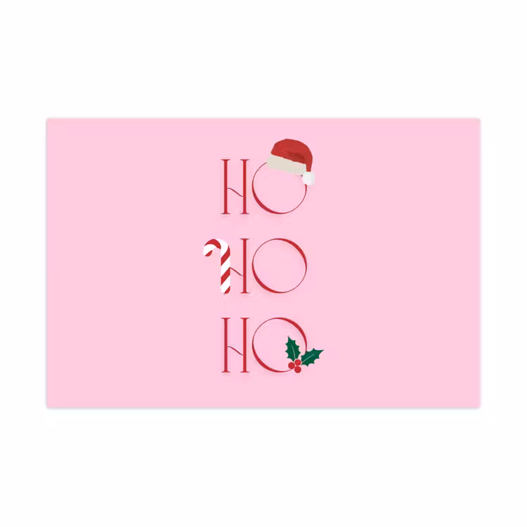 Speelkleed - Kerst - Tekst - Roze - Illustratie — 1