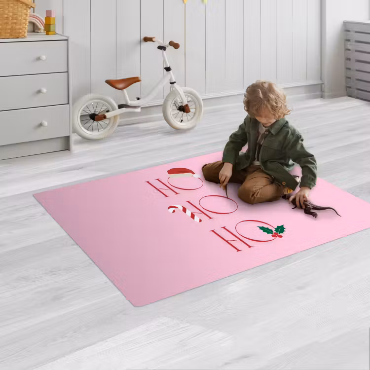 Speelkleed - Kerst - Tekst - Roze - Illustratie — 2