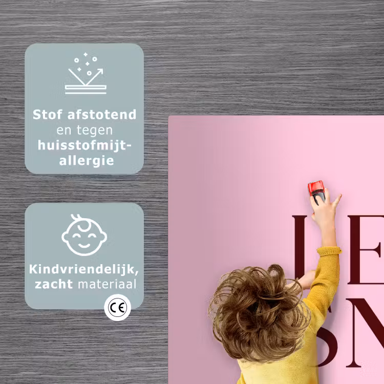 Speelkleed - Kerst - Tekst - Sneeuw - Roze — 3