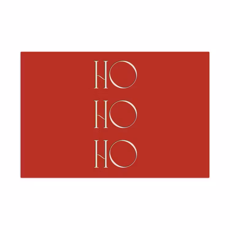 Speelkleed - Tekst - Kerst - Modern - Rood — 1