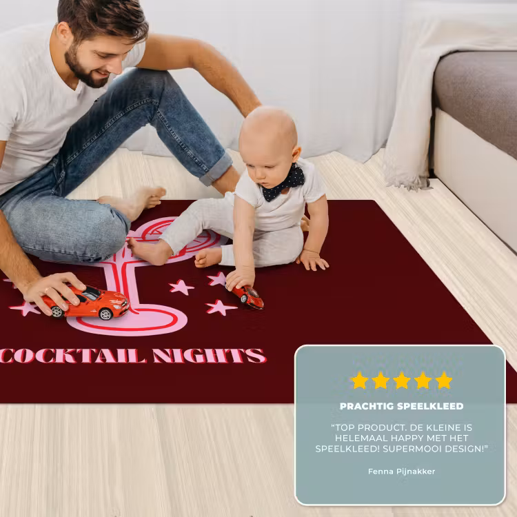 Speelkleed - Cocktail - Kerst - Burgundy - Roze — 5