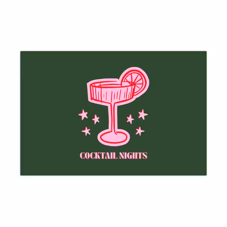 Speelkleed - Cocktail - Kerst - Roze - Groen — 1