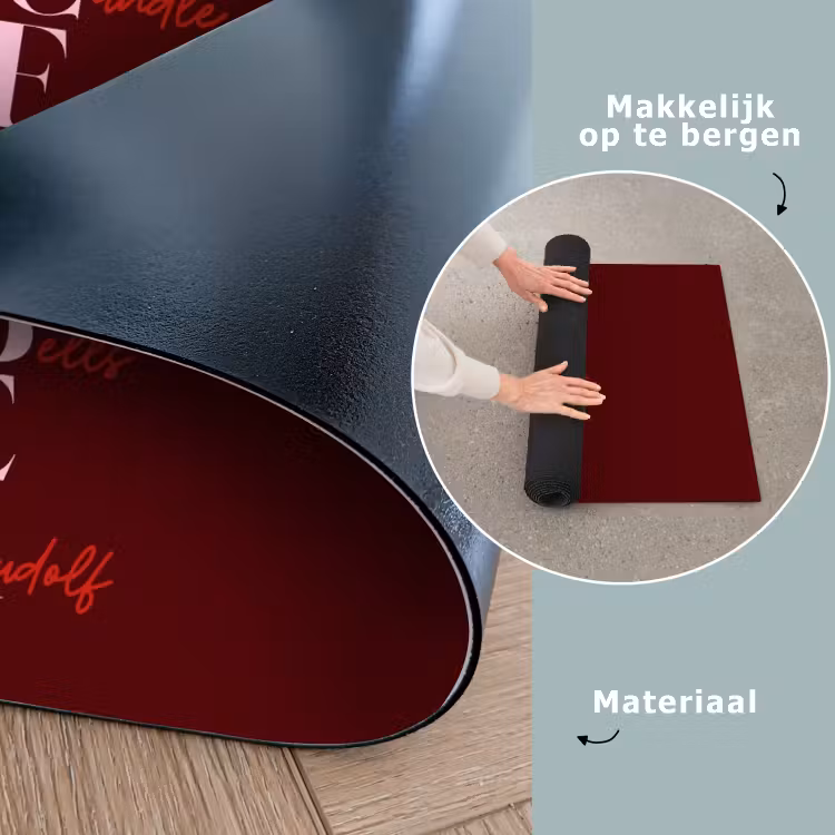 Speelkleed - December - Tekst - Kerst - Burgundy — 6