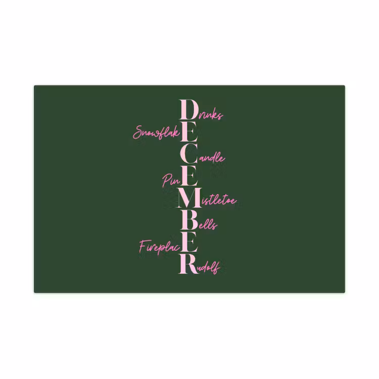 Speelkleed - December - Tekst - Kerst - Groen — 1