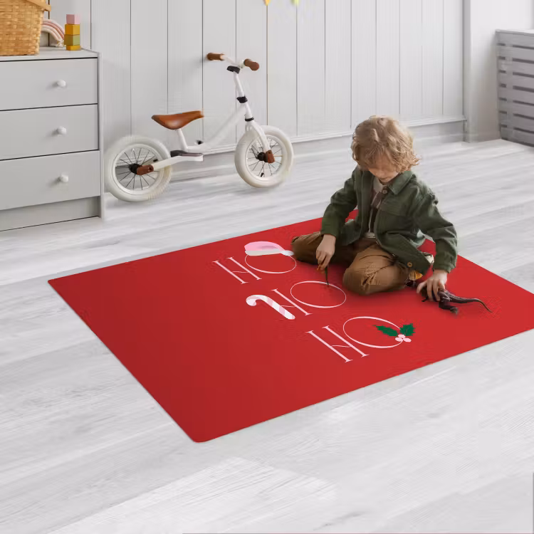 Speelkleed - Kerst - Tekst - illustratie - Rood — 2