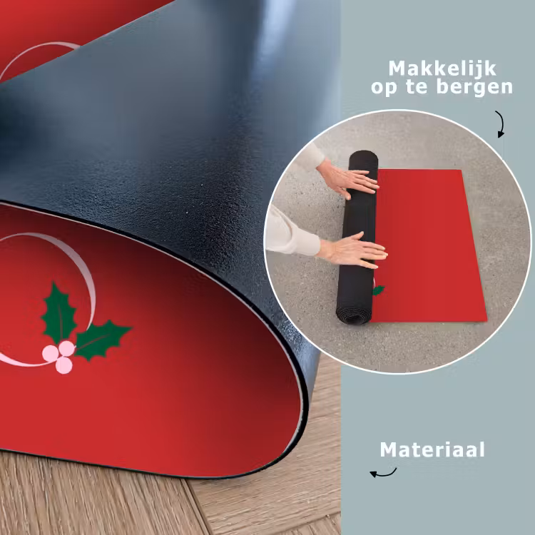 Speelkleed - Kerst - Tekst - illustratie - Rood — 6