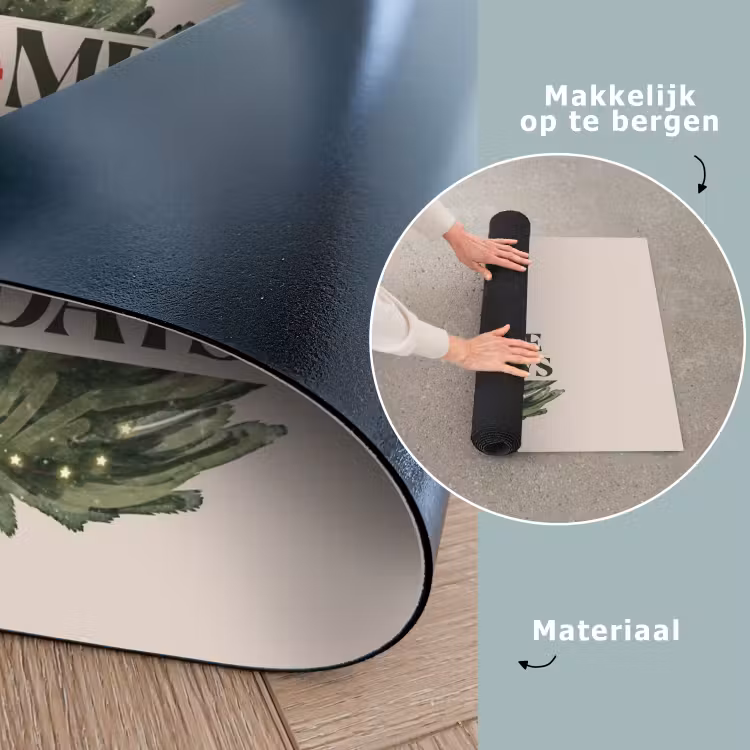 Speelkleed - Kerst - Tekst - Kerstboom - Beige — 6