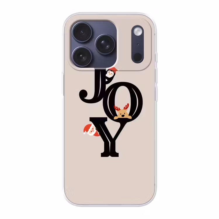 Telefoonhoesje - Joy - Animatie - Zwart - Kerst — 1