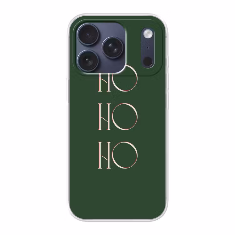 Telefoonhoesje - Tekst - Kerst - Modern - Groen — 1