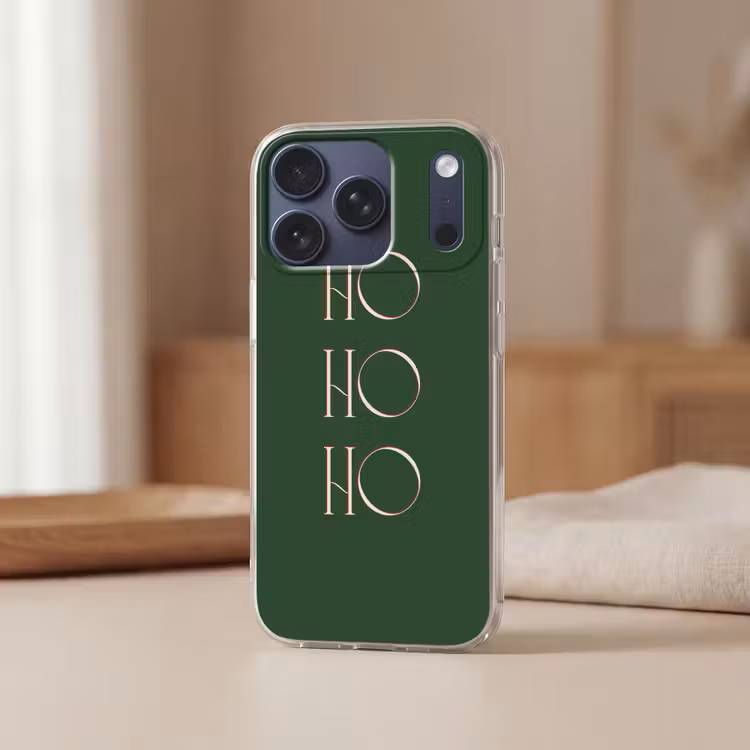 Telefoonhoesje - Tekst - Kerst - Modern - Groen — 3