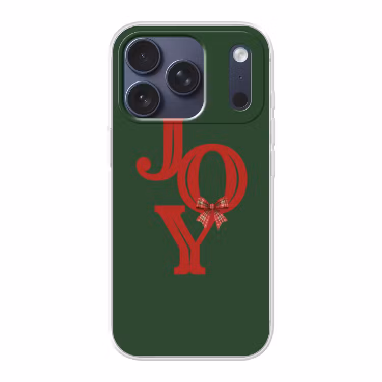 Telefoonhoesje - Tekst - Kerst - Rood — 1
