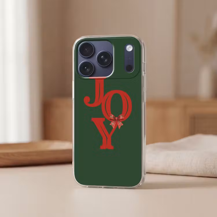 Telefoonhoesje - Tekst - Kerst - Rood — 3