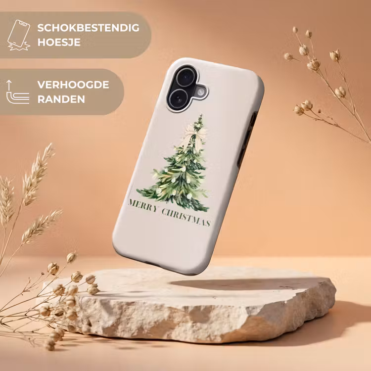 Telefoonhoesje Toughcase - Kerst - Kerstboom - Tekst — 5