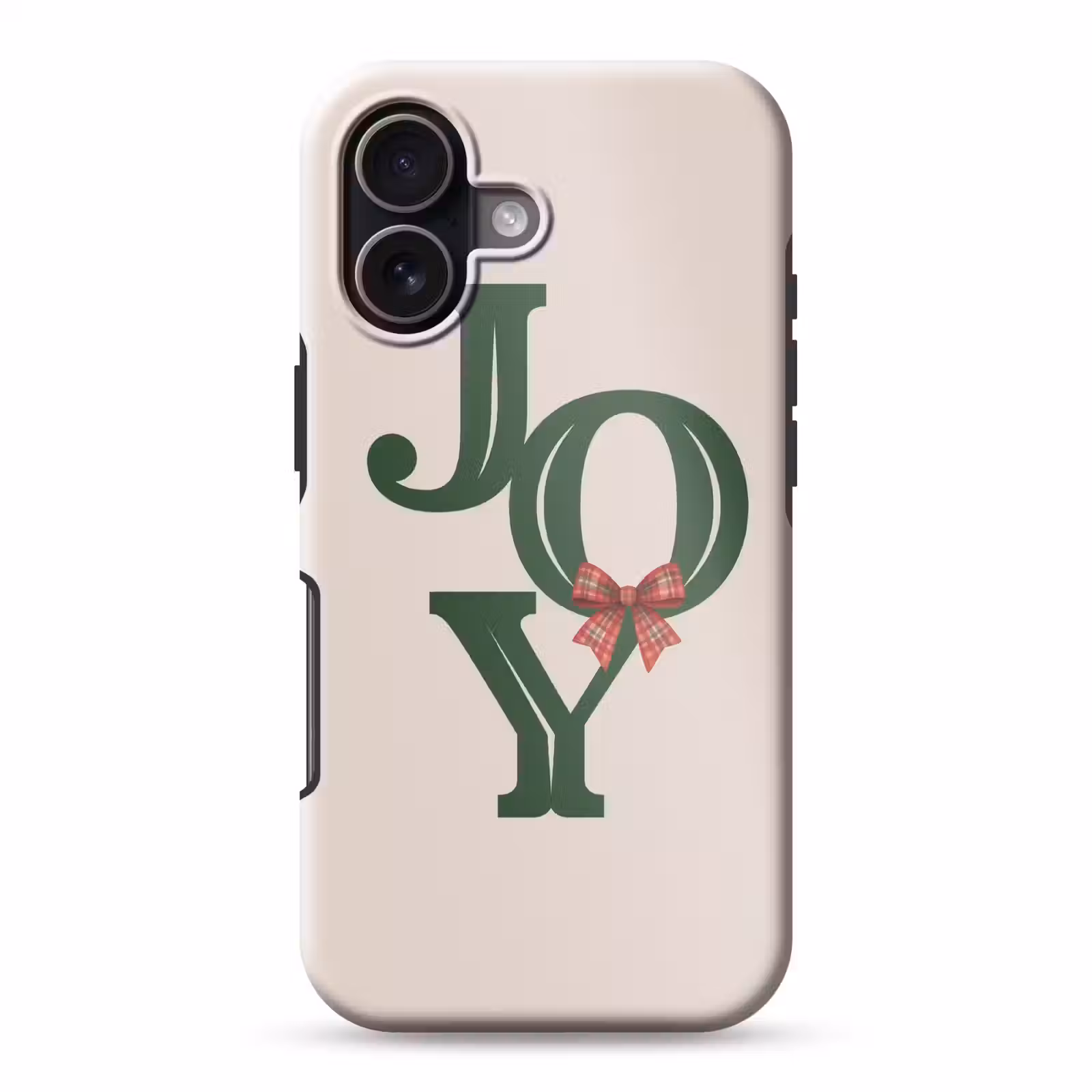 Telefoonhoesje Toughcase - Tekst - Kerst - Groen — 1