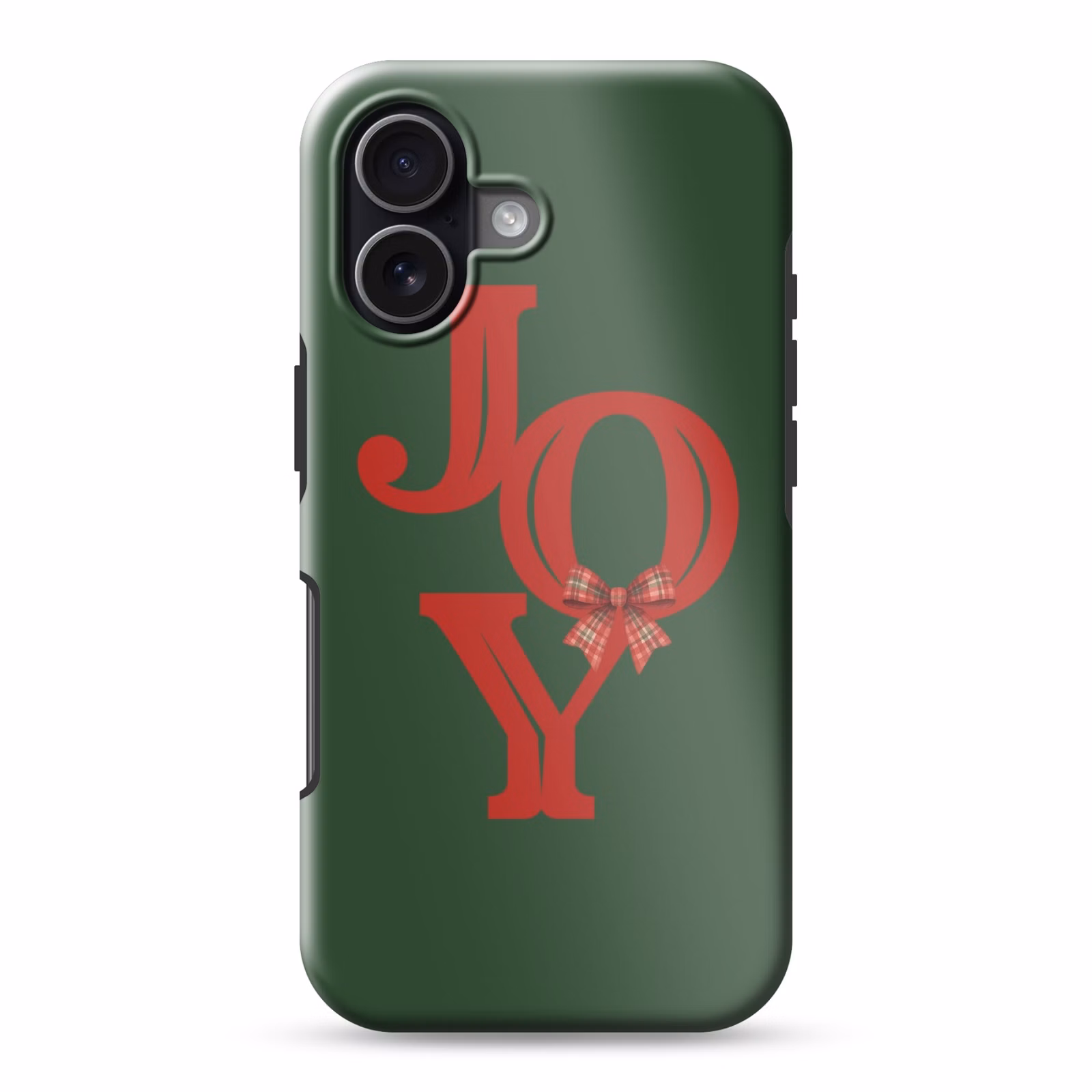Telefoonhoesje Toughcase - Tekst - Kerst - Rood — 1