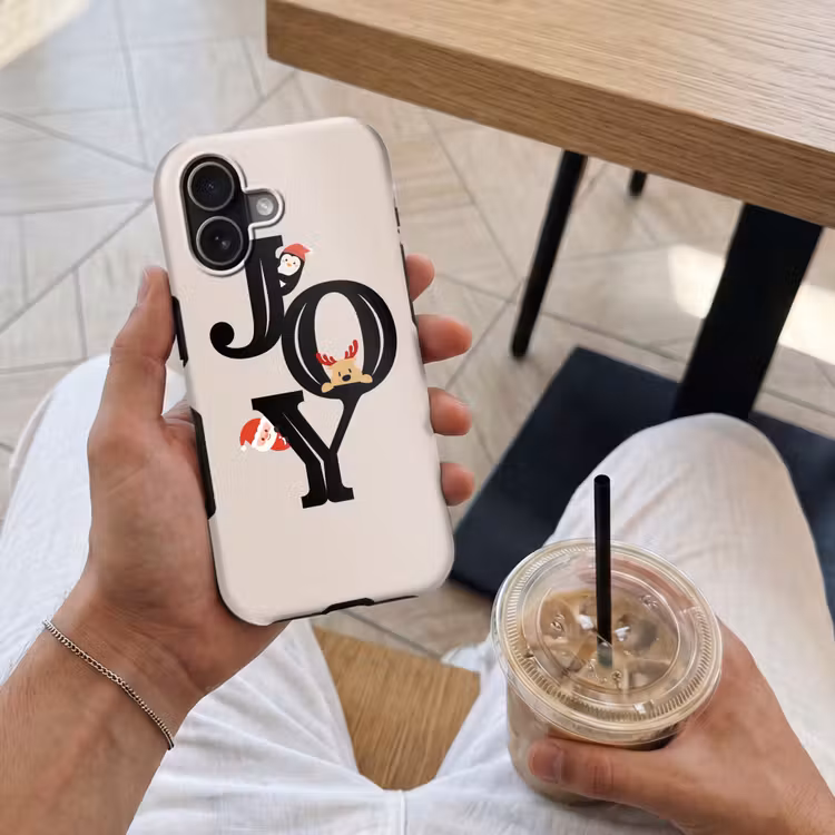 Telefoonhoesje Toughcase - Joy - Animatie - Zwart - Kerst — 4