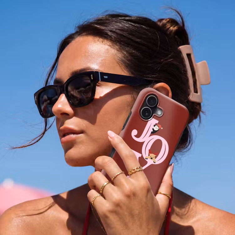 Telefoonhoesje Toughcase - Joy - Kerst - Animatie - Rood - Roze — 6