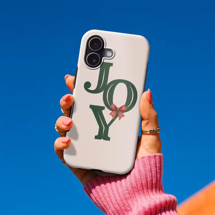 Telefoonhoesje Toughcase - Tekst - Kerst - Groen — 2