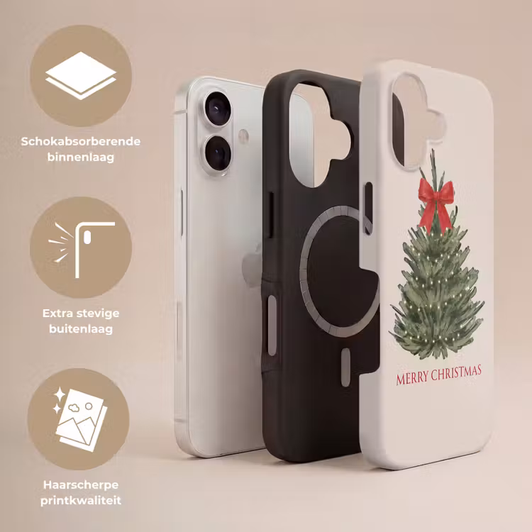 Telefoonhoesje Toughcase - Tekst - Kerst - Kerstboom — 3