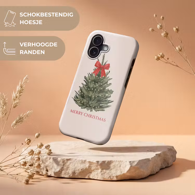 Telefoonhoesje Toughcase - Tekst - Kerst - Kerstboom — 5
