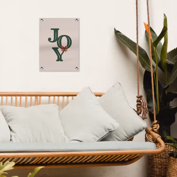 Tuinposter - Tekst - Kerst - Groen — 5