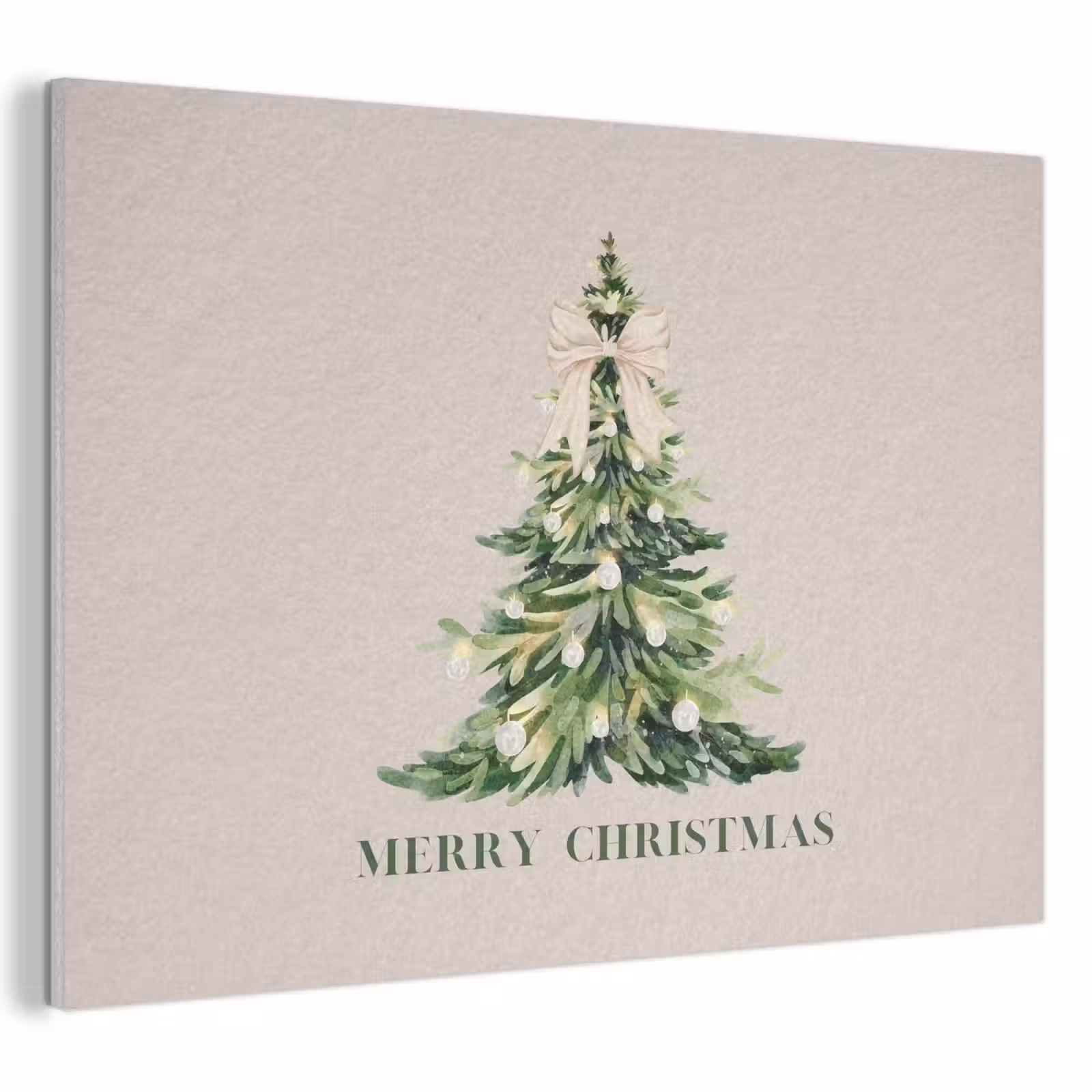 Akoestisch schilderij - Kerst - Kerstboom - Tekst — 1