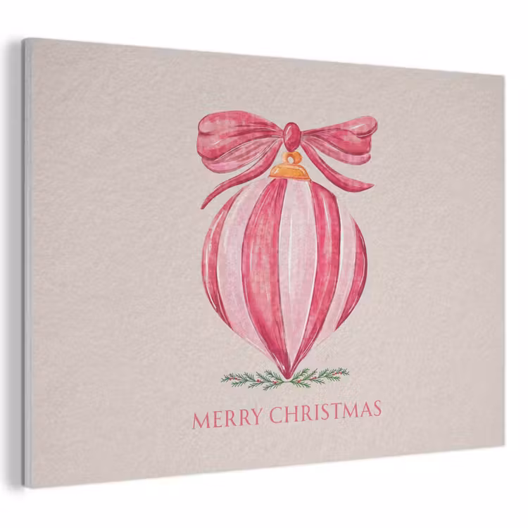 Akoestisch schilderij - Kerst - Kerstbal - Tekst — 1
