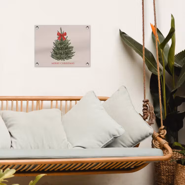 Tuinposter - Tekst - Kerst - Kerstboom — 5