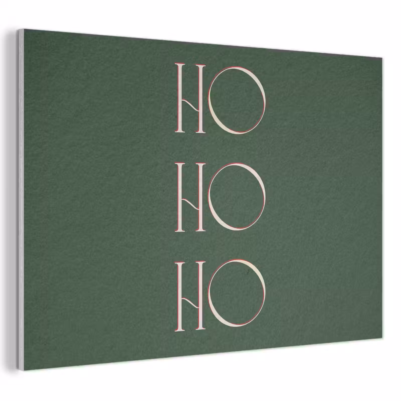 Akoestisch schilderij - Tekst - Kerst - Modern - Groen — 1
