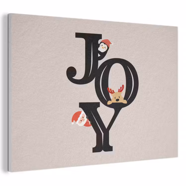 Akoestisch schilderij - Joy - Animatie - Zwart - Kerst — 1