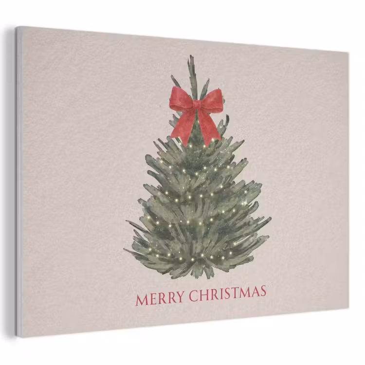 Akoestisch schilderij - Tekst - Kerst - Kerstboom — 1