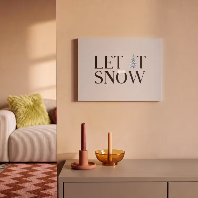 Akoestisch schilderij - Tekst - Kerst - Sneeuw — 2
