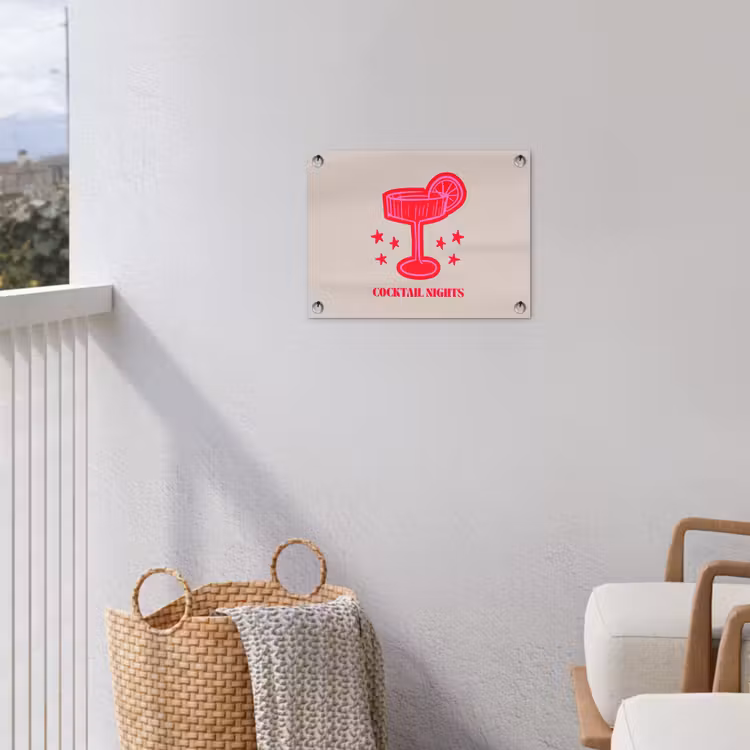 Tuinposter - Cocktail - Kerst - Beige - Roze — 3