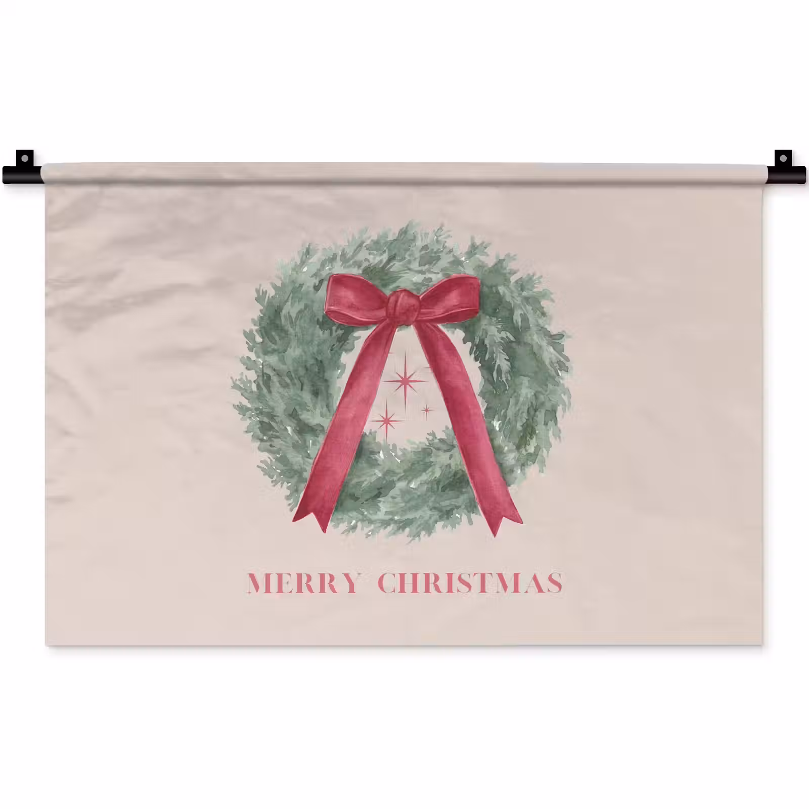 Wandkleed - Winter - Kerst - Tekst — 1