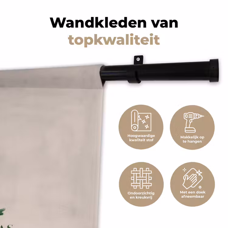 Wandkleed - Kerst - Kerstboom - Tekst — 3