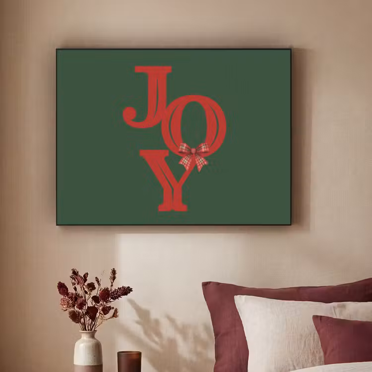 Art frame - Tekst - Kerst - Rood — 3