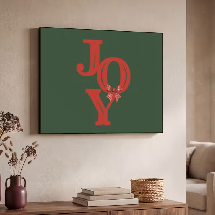 Art frame - Tekst - Kerst - Rood — 7