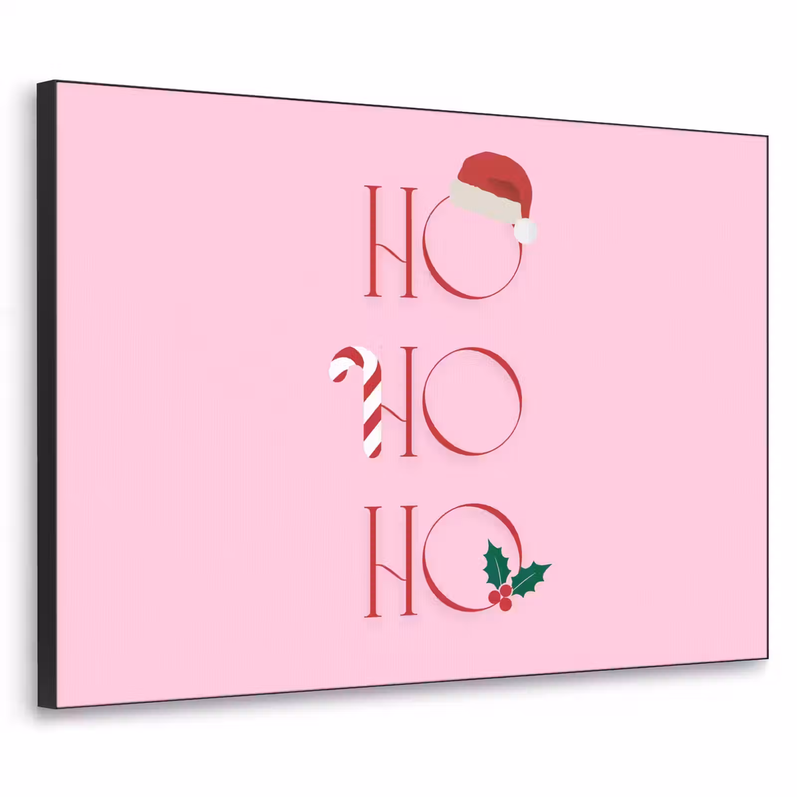 Art frame - Kerst - Tekst - Roze - Illustratie — 1