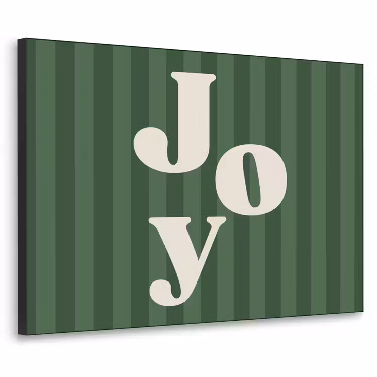 Art frame - Joy - Kerst - Tekst - Groen — 1