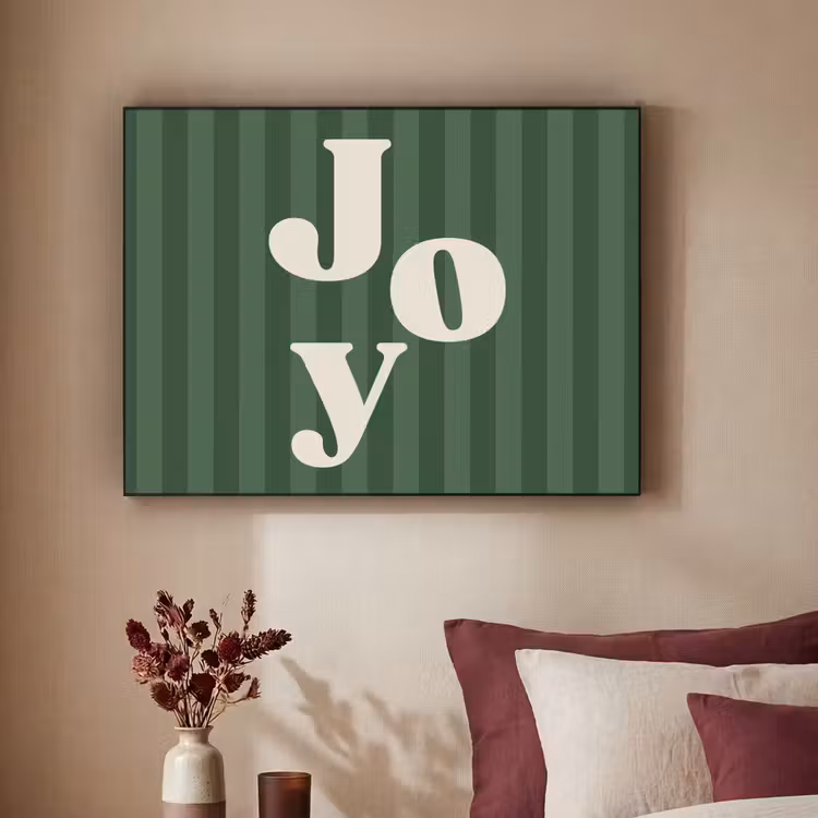 Art frame - Joy - Kerst - Tekst - Groen — 3